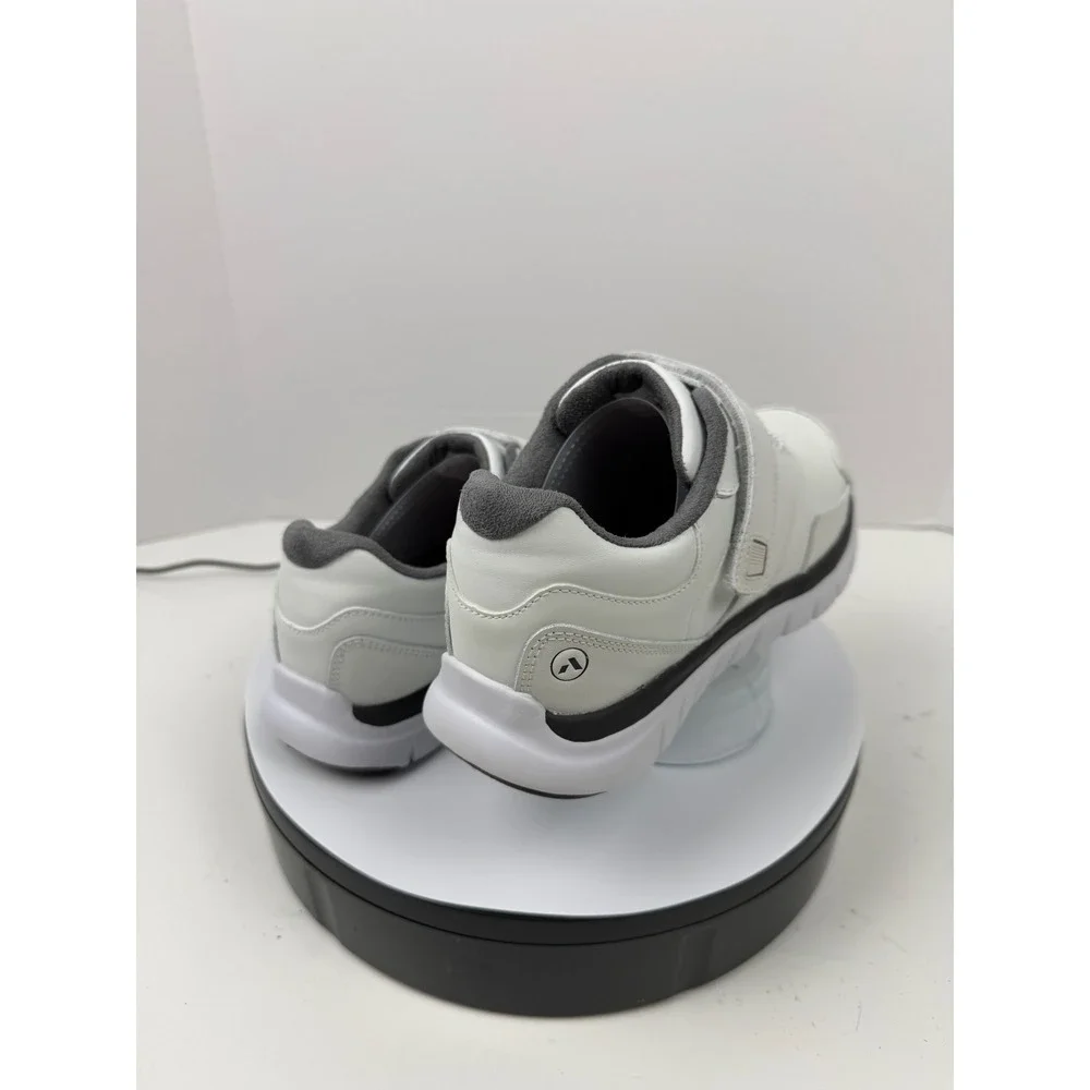 Anodyne Shoes for Custom Insoles Womens White Leather Adjustable Shoes Size‎ 7M